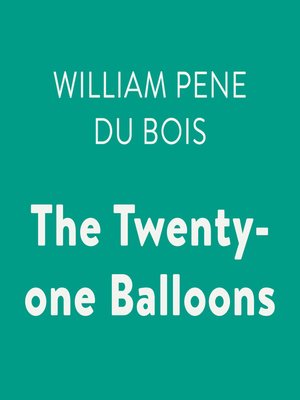 cover image of The Twenty-one Balloons